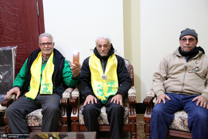 دیدار جمعی از خانواده  های شهدای لبنان با سیدحسن خمینی