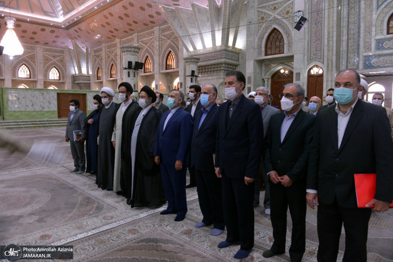 تجدید میثاق مسئولان و کارکنان سازمان حج و زیارت و بعثه مقام معظم رهبری با آرمان‌های حضرت امام(س)