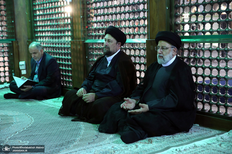 تجدید میثاق رئیس جمهور و اعضای دولت با آرمان های حضرت امام خمینی (س)