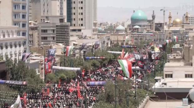Bodies of martyred Leader, family arrive in Mashhad ahead of final funeral rites
