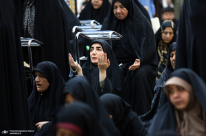 عزاداری شهادت حضرت امام جعفر صادق (ع) در حرم مطهر امام خمینی (س)