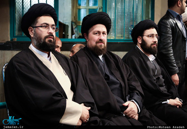 مراسم چهلمین روز درگذشت آیت الله العظمی موسوی اردبیلی(ره) در حسینیه جماران-1