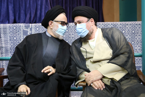 مراسم تشییع مرحوم حسن غفوری فرد از حسینیه جماران