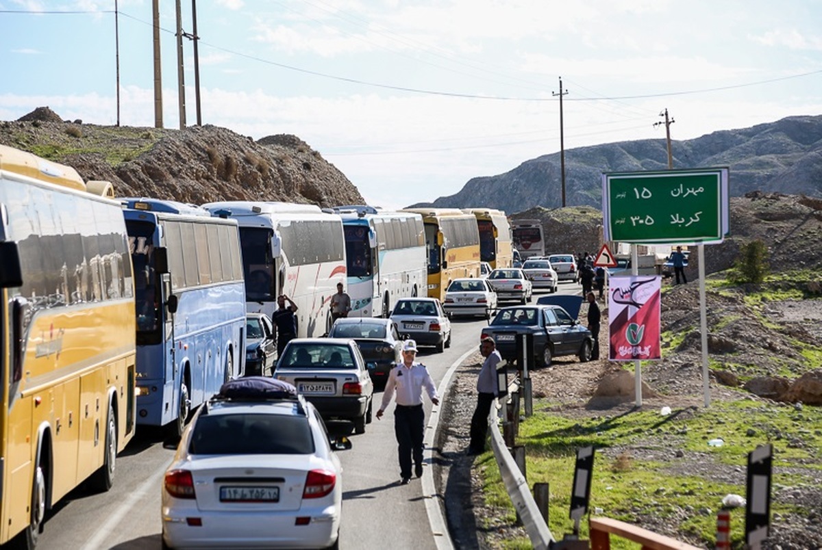 آخرین وضعیت ترافیکی مسیرهای برگشت زائرین اربعین