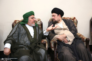 دیدار چند تن از مهمان خارجی سی و هفتمین کنفرانس وحدت اسلامی با سید حسن خمینی