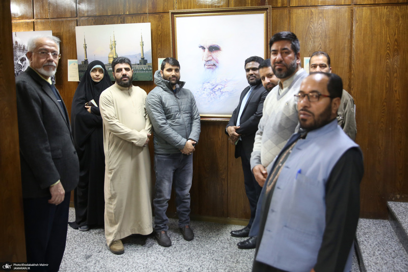 بازدید جمعی از اساتید زبان فارسی از کشورهای هند، و سریلانکا از جماران