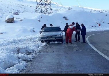 امدادرسانی به ۸۹ نفر گرفتار در کولاک و برفِ تاراز خوزستان  ۹۰ نفر گرفتار در سیل گتوند