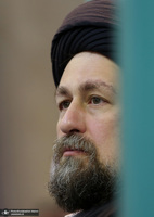 دیدار جمعی از دانش آموزان ورزشکار با سید حسن خمینی