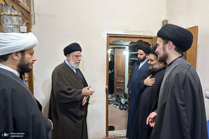 مراسم بزرگداشت آیت الله موسوی بجنوردی (ره) در بیت امام خمینی (س) در نجف اشرف