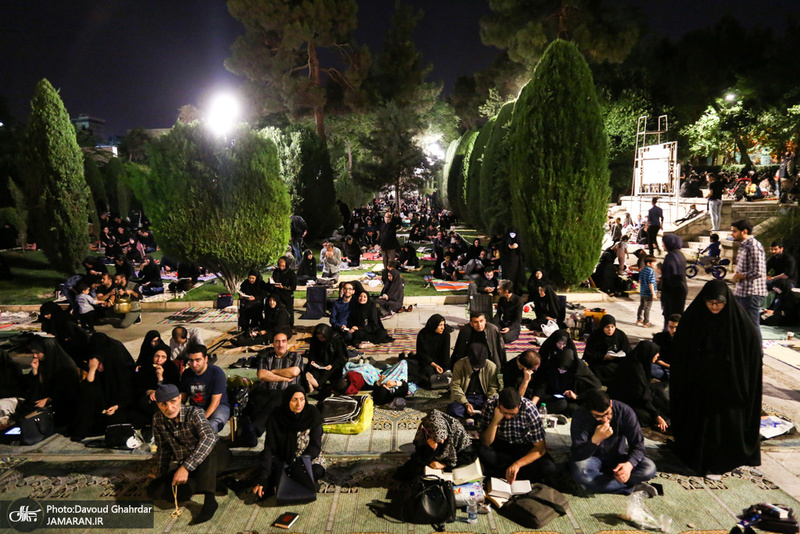 احیای شب بیست و یکم ماه مبارک رمضان در دانشگاه تهران