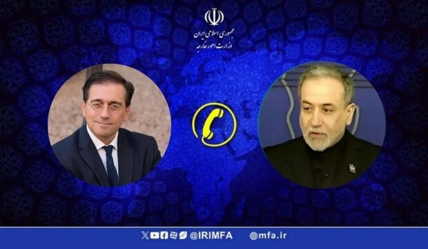 عراقچی به وزیر خارجه اسپانیا: ایران در رویکردی مسئولانه به میانجیگران برای برقراری آتش‌بس و توقف جنگ در خاورمیانه پاسخ مثبت داده/ تحقق این امر مستلزم ایفای تعهدات از سوی آمریکا برای توقف جنگ و آتش‌افروزی رژیم صهیونیستی در لبنان است