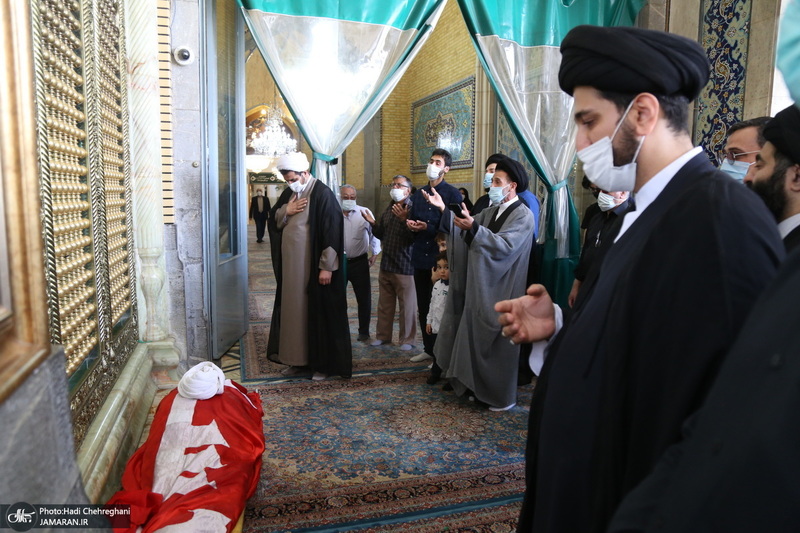 مراسم تشییع حجت الاسلام و المسلمین علی شیخ الاسلامی(ره)