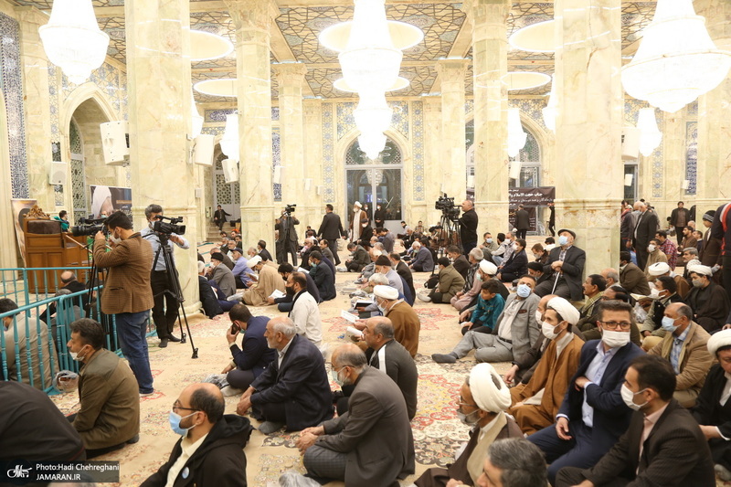 مراسم بزرگداشت آیت الله ری شهری (ره) در مسجد اعظم قم‎