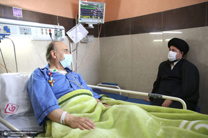 عیادت سید حسن خمینی از مسعود سلطانی فر