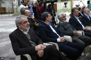 تجدید میثاق رئیس و جمعی از اعضای مجمع تشخیص مصلحت نظام با آرمان‌های امام خمینی (س)-2