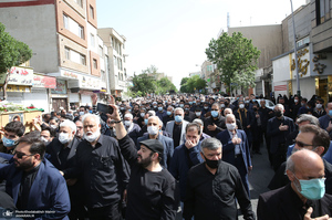 مراسم تشییع آیت الله سید مهدی موسوی بجنوردی (ره) در تهران