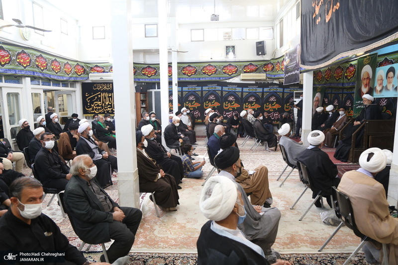 مراسم شهادت امام حسن مجتبی(ع) در بیت آیت الله العظمی فاضل لنکرانی(ره)