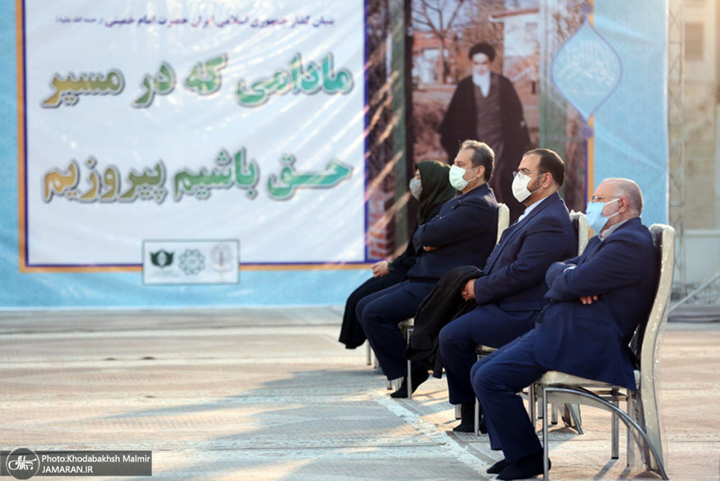 تجدید میثاق رئیس جمهور و اعضای هیأت دولت با آرمان‌های حضرت امام(س)