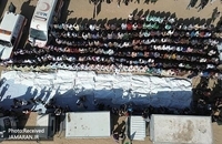 ۵۴ شهید مجهول الهویه امروز در غزه به خاک فلسطین سپرده شدند  (5)