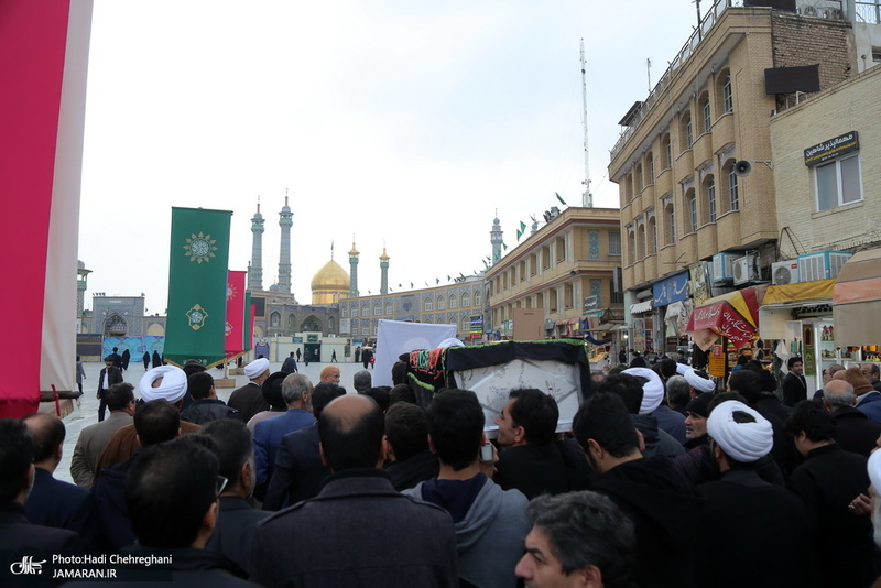 مراسم تشییع و خاکسپاری حجت الاسلام والمسلمین حاج شیخ عباس صالحی منش(ره)