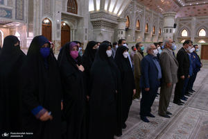 تجدید میثاق دانشجویان و برخی از اعضای جهاد دانشگاهی با آرمان های حضرت امام(س)