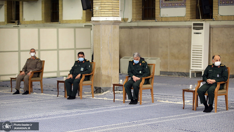 دیدار خانواده شهید حاج قاسم سلیمانی و دست‌اندرکاران مراسم سالگرد ایشان با رهبر معظم انقلاب
