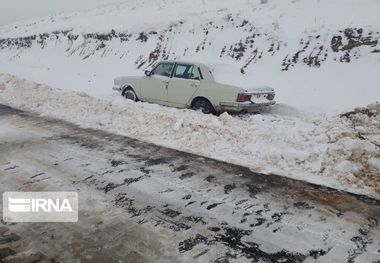 بسته شدن مسیر اهر - کلیبر و هوراند در اثر کولاک شدید