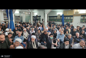 مراسم عزاداری شهادت امام صادق (ع)  در بیت آیت الله العظمی صانعی (ره)