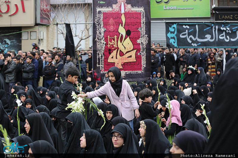 مراسم عزاداری شهادت حضرت فاطمه(س) در تهران