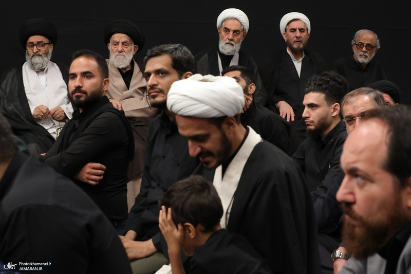 آخرین شب مراسم عزاداری محرم در حسینیه امام خمینی