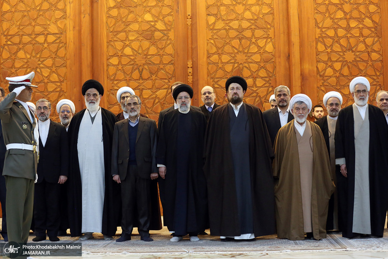 تجدید میثاق رئیس قوه قضائیه و مسئولان عالی قضایی با آرمان‌های امام خمینی(س)