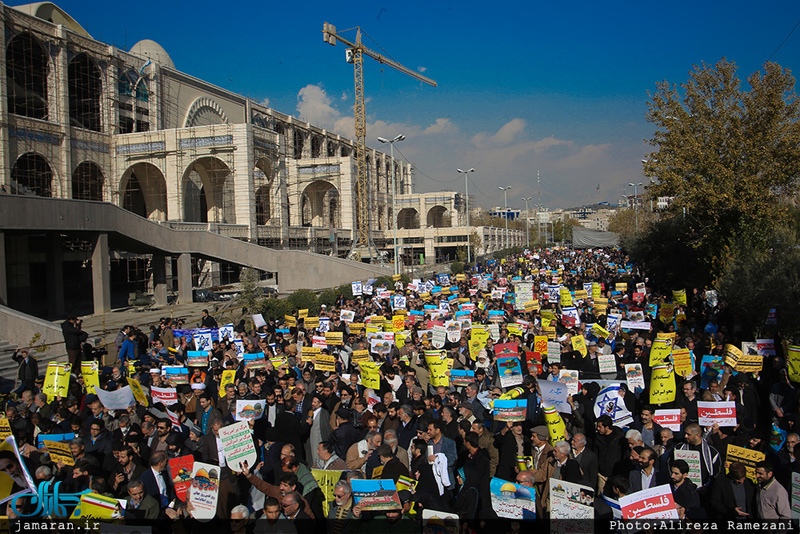 راهپیمایی ضد صهیونیستی پس از نماز جمعه‌ تهران