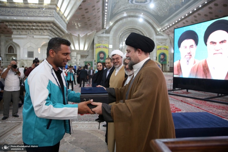 اختتامیه پنجمین جشنواره ملی «اتفاق» در حرم امام خمینی (س)- 2