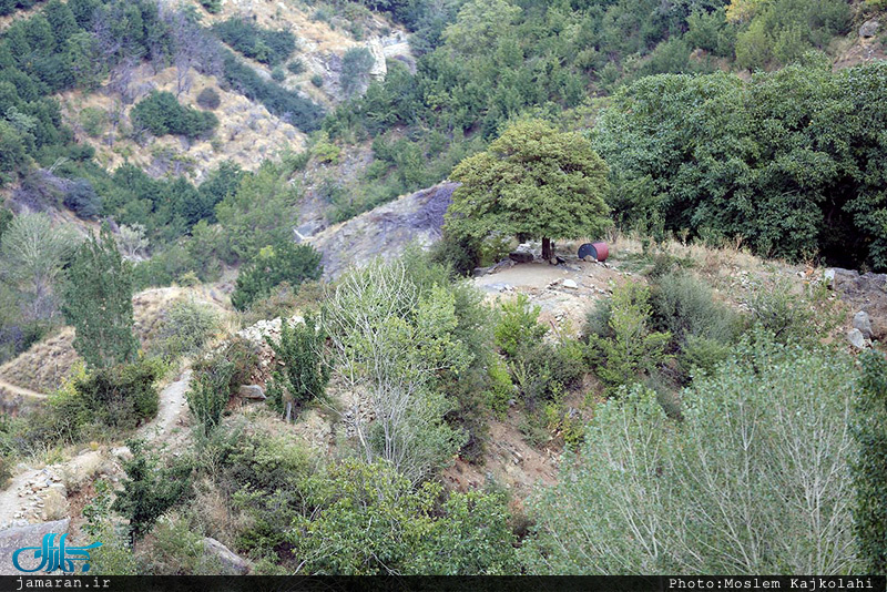 مسیر روستای سنگان تا آبشار سنگان 