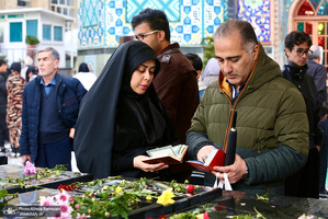 مراسم تحويل سال در امام زاده صالح (ع)