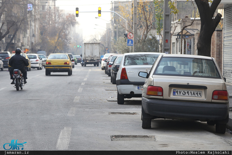 چاله های خیابان های تهران