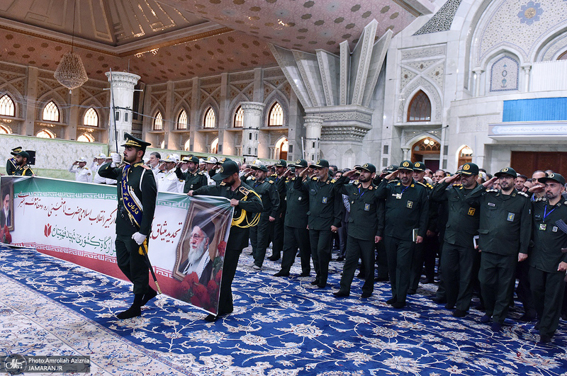 تجدید میثاق اعضای قرارگاه کشوری شهید فهمیده با آرمان های امام خمینی (س)