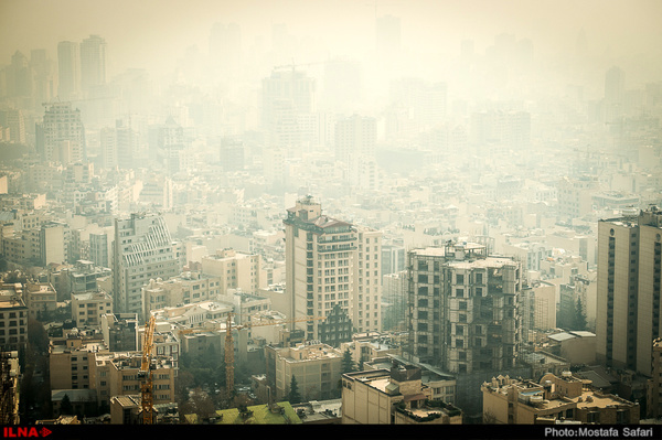 هوای تهران در شرایط ناسالم برای گروه‌های حساس  شهر ری آلوده‌ترین منطقه پایتخت