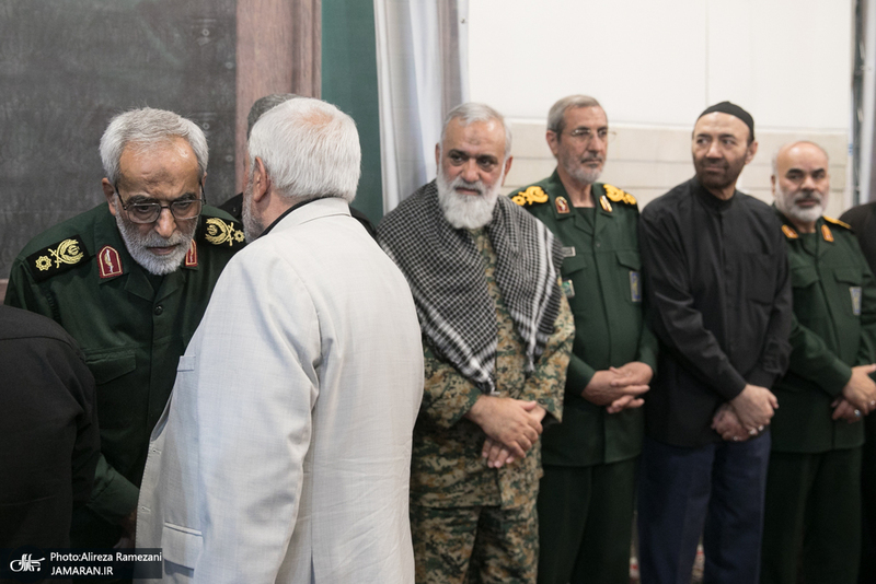 مراسم چهلمین روز شهادت سپهبد حسین سلامی