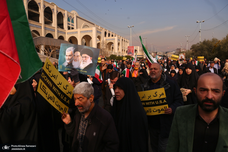 تشییع پیکر شهید حادثه تروریستی کرمان  در مصلی امام خمینی (ره)