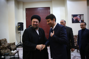 دیدار وزیر ارتباطات و معاونین با سید حسن خمینی