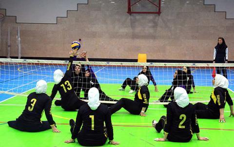 مرحله مقدماتی لیگ برتر والیبال نشسته بانوان کشور در اهواز