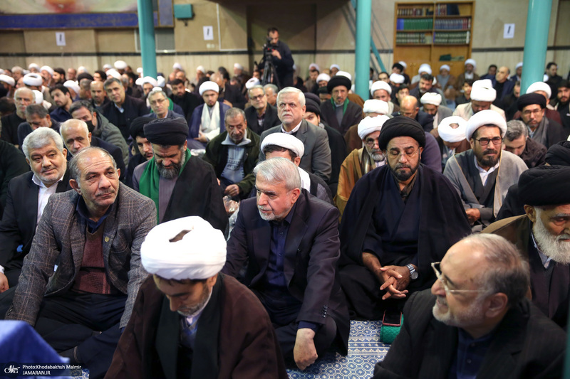 مراسم ختم مرحوم حجت الاسلام و المسلمین صالحی منش در حسینیه جماران