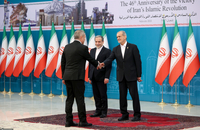 پزشکیان و عراقچی در تبریک سالروز پیروزی انقلاب اسلامی از سوی سفرا و رؤسای سازمان‌های بین المللی مقیم تهران (6)