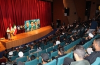 مراسم سالگرد شهید رئیسی در نجف اشرف با حضور سید علی خمینی و سخنرانی امام جمعه بغداد (5)