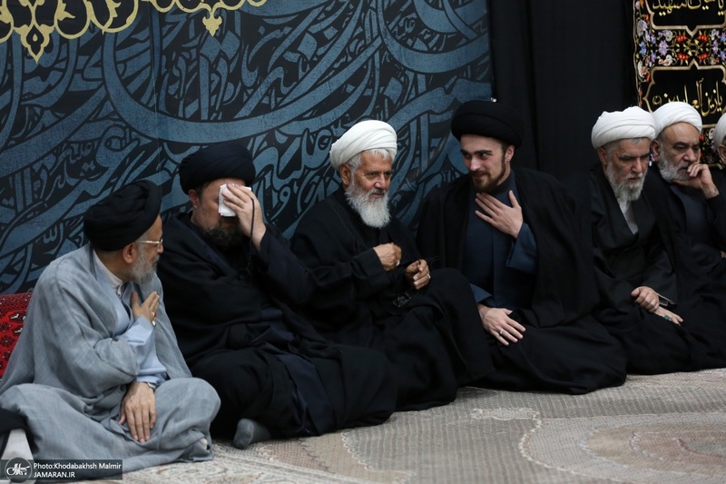 مراسم عزاداری شب تاسوعای حسینی در حرم امام خمینی (س)