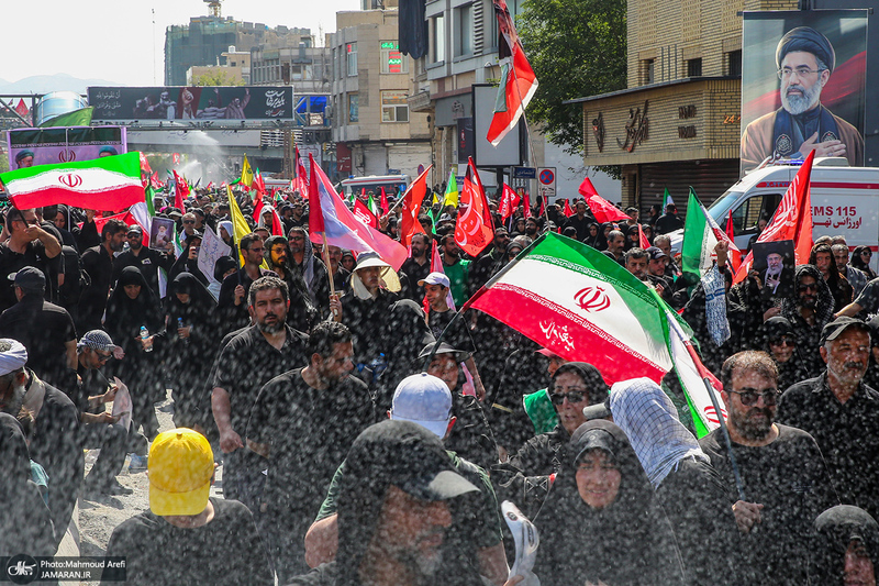 مراسم تشییع پیکر مطهر رهبر شهید انقلاب در تهران -6