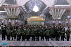 تجدید میثاق فرماندهان و کارکنان حفاظت هواپیمایی سپاه پاسداران با آرمان های حضرت امام(س)