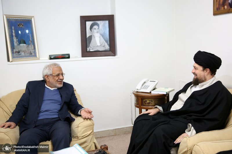دیدار اعضای شورای مرکزی حزب موتلفه اسلامی با سید حسن خمینی