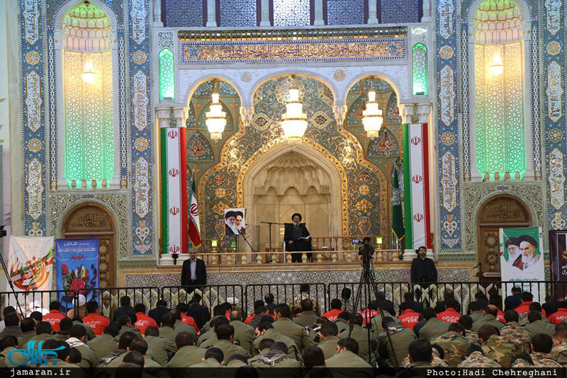 مراسم یوم الله 12 بهمن در بیت امام در قم 